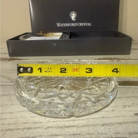 2 Waterford Crystal Lismore Drink Coasters (1 Box of 2 Coaster) Made in Ireland - Picture 5 of 6